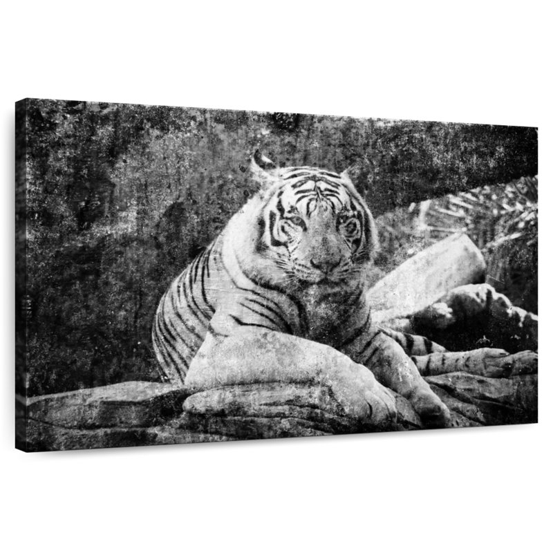 Crowle Textured Tiger, 34" H x 51" W