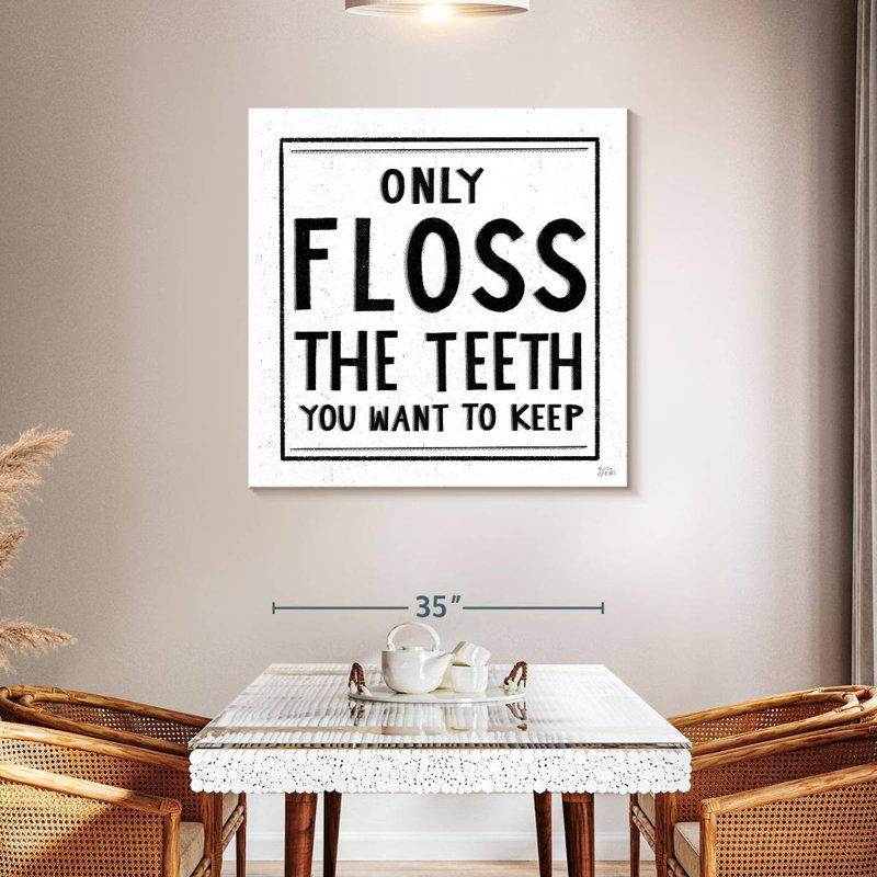 Tergel Only Floss, 39" H x 39" W