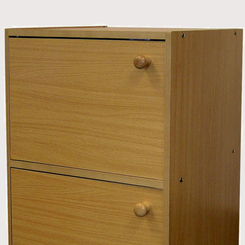 Bibliothèque en bois à 3 niveaux Einberger, H 24 po x l 16,5 po x P 12 po