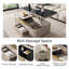 Lift Top Pedestal Coffee Table with Storage