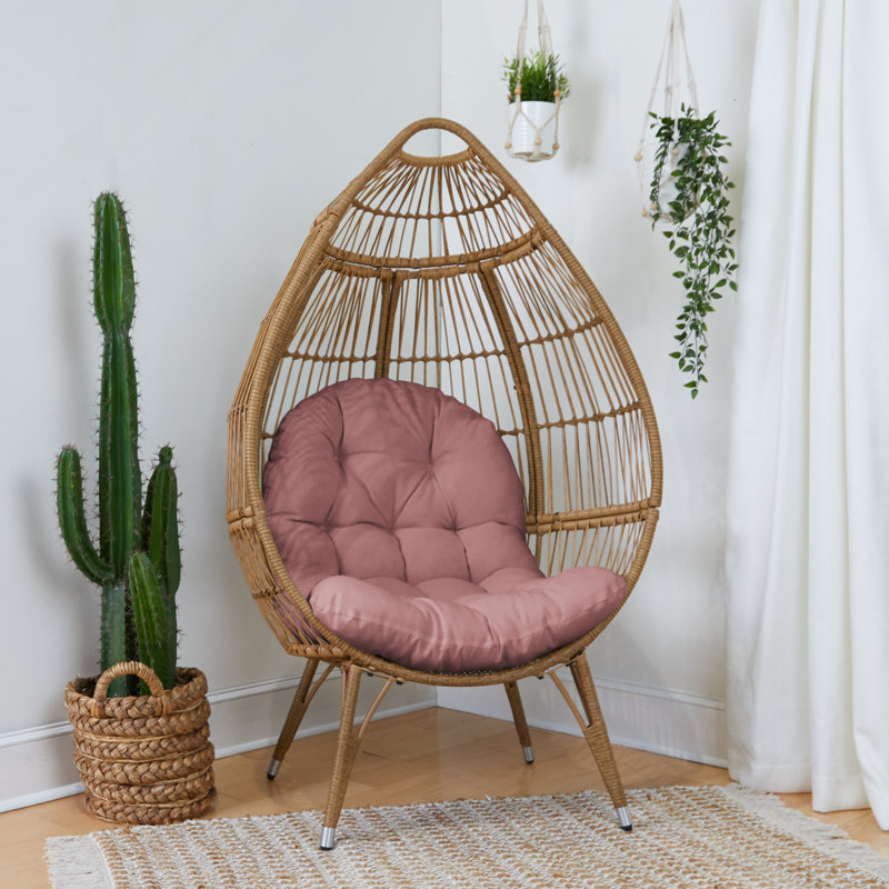 Seat Egg Chair Cushion, Mauve