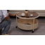  Table basse en métal avec verre trempé pour le salon, le cadre d'étude et l'assemblage facile-212335991