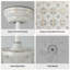 Ventilateur de plafond en cristal 20 po avec télécommande-642339594