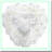 Heart-Shaped Wedding Ring Pillow with Rhinestones