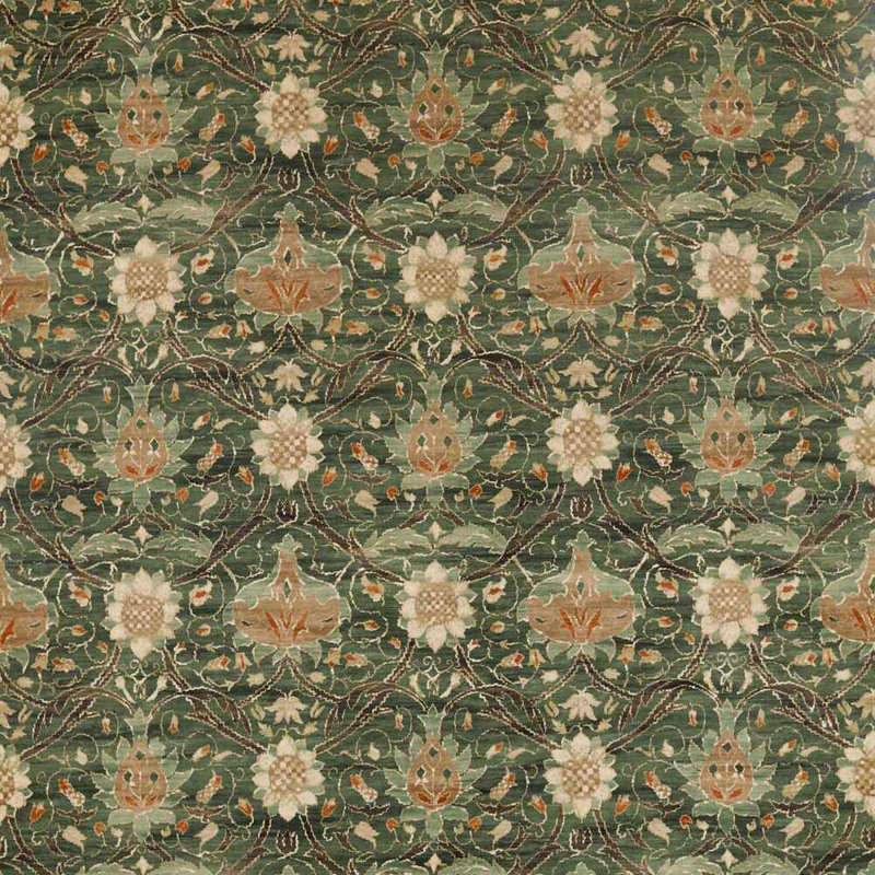 Montreal Velvet Fabric, 	Forest/Teal