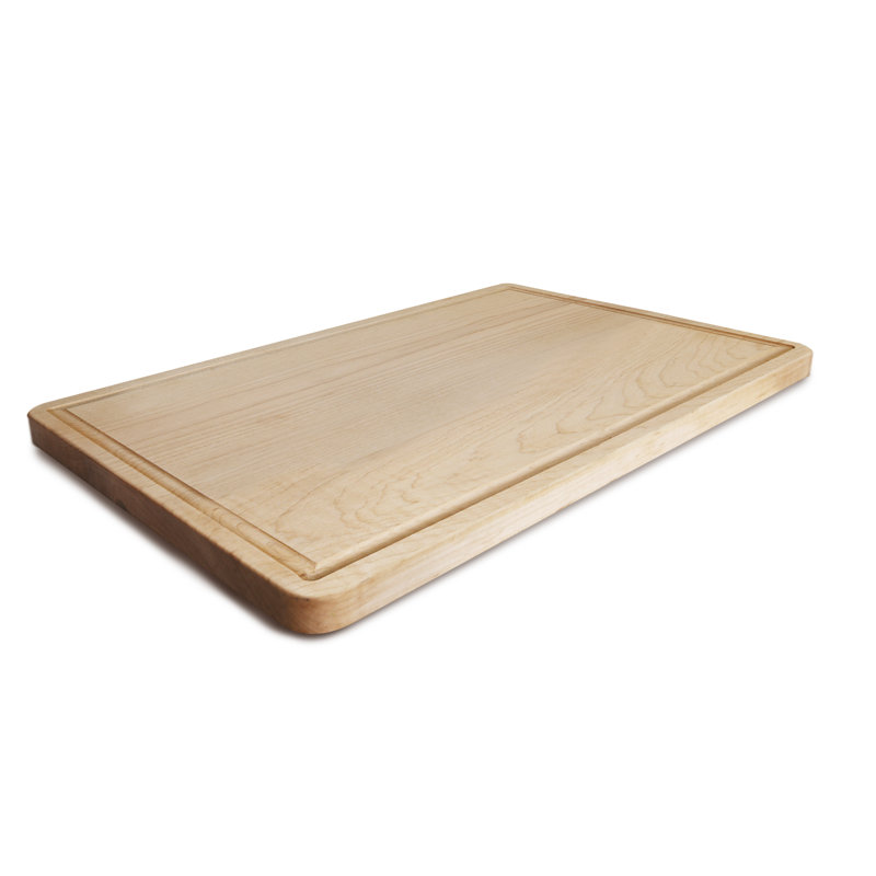 Maple Rectangular Cutting Board with Juice Groove