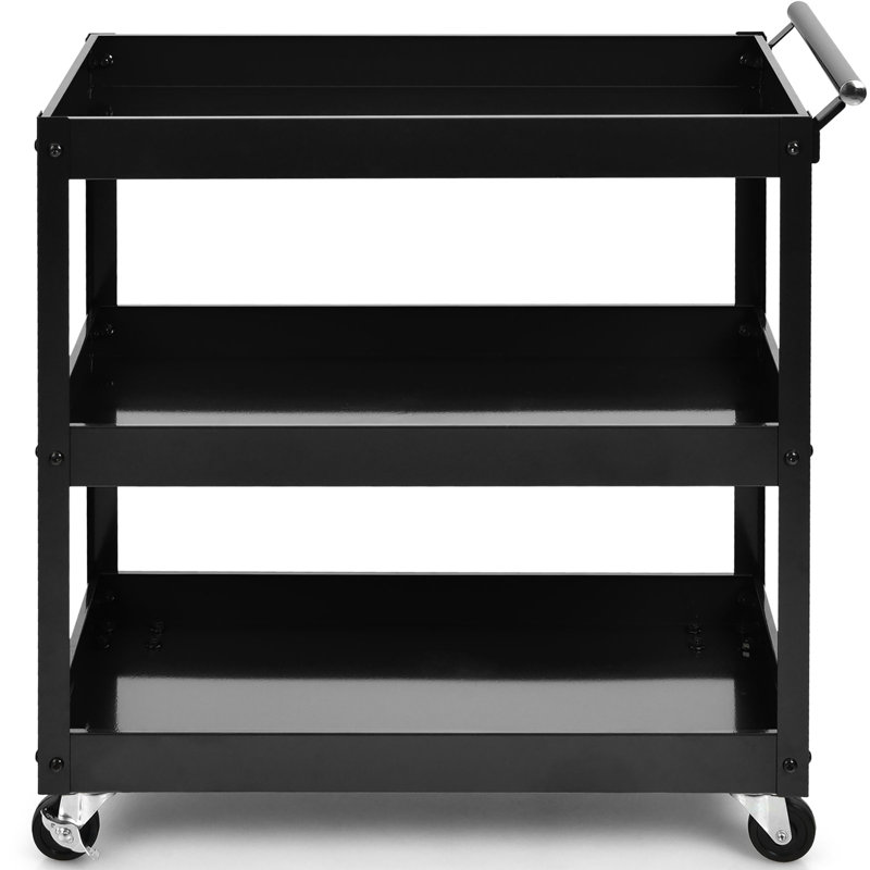 31'' H x 30'' W Utility Cart with Wheels, White