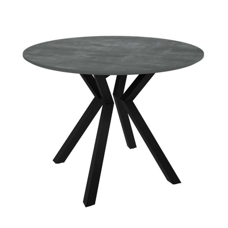 Allegro Wooden Dining Table, 76cm H x 110cm L x 110cm W, Grey