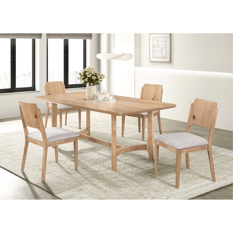 Ensemble de chaises de table de salle à manger 5 pièces