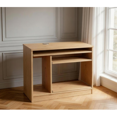 Solid Wood Base Computer Desk