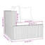 Ensemble modulaire de patio de 27,6 po de largeur avec coussins-36637602-36637364