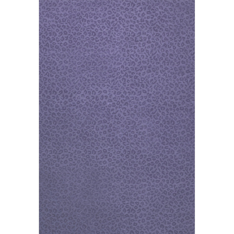 Leopardess Lavender Hand-Tufted Responsible Wool Rug