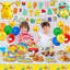 136 pièces d'articles de fête d'anniversaire, décorations d'anniversaire pour enfants