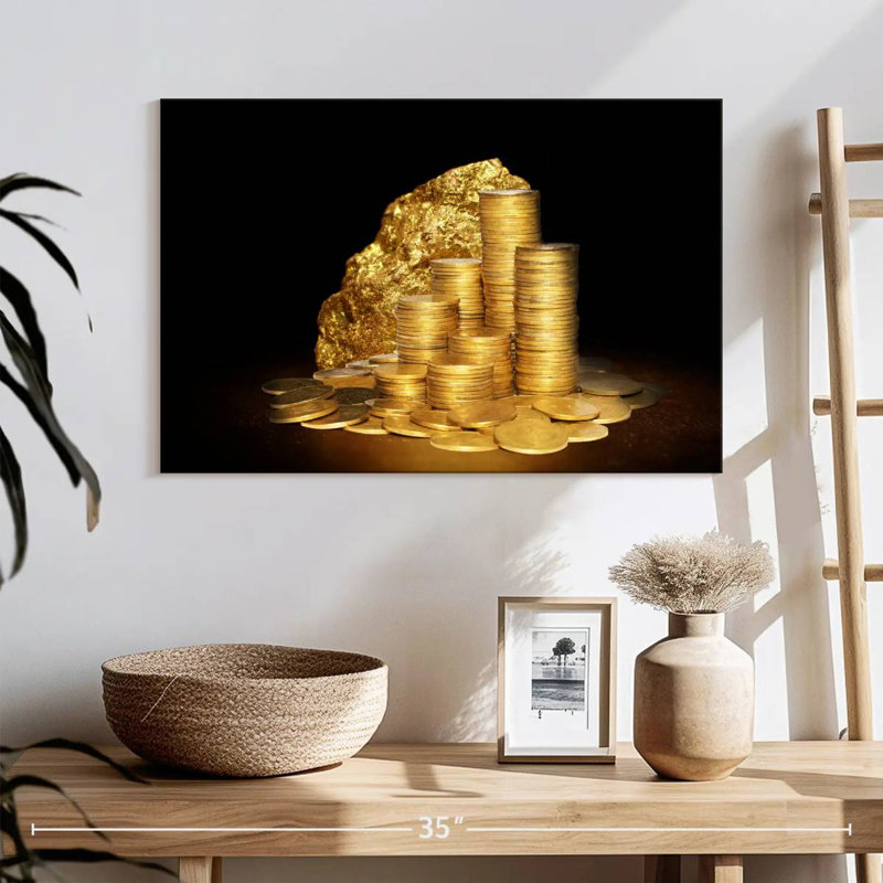 Pièces d'or Kerner, H 16 po x l 24 po