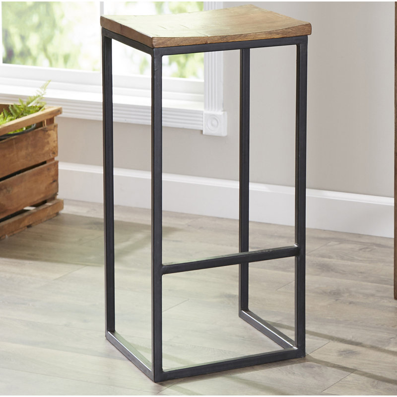 Presley Counter Stool with Metal Frame, Bar Stool (30" Seat Height)