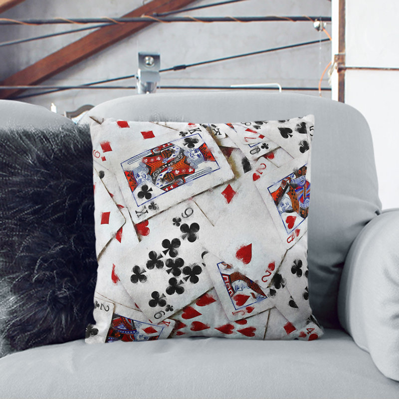 Square Throw Cushion, 55cm H x 55cm W x 20cm D