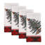 Christmas Tree Tartan 4 Piece Napkin Set
