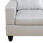 Canapé avec méridienne de 103,5 po de large avec repose-pieds Brevard-757663325-757663302