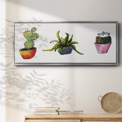 Vibrant Succulents I - Toile encadrée