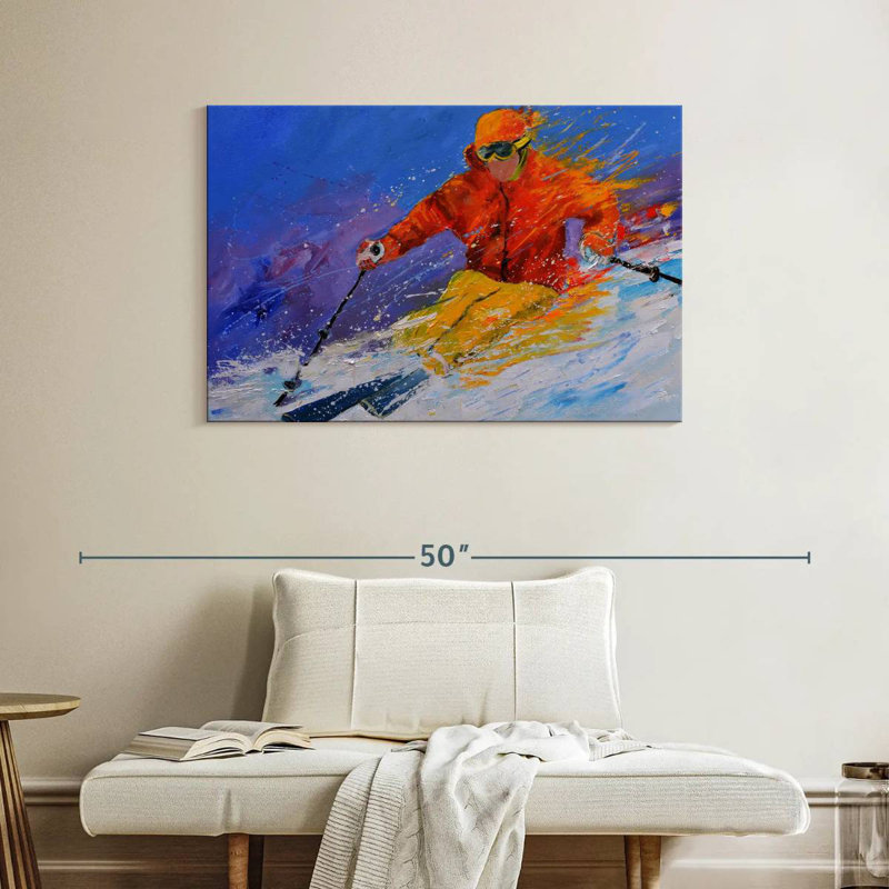 Sirci expert en ski, H 26 po x l 39 po