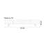 Crédence de rangement simple en bois massif l 82,6 po Simple-101441761