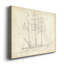 Plan du voilier I - impression sur toile tendue-412794344