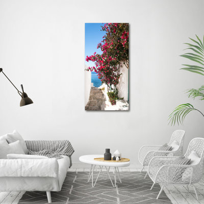 Hephzibah Greek Streets - Wrapped Canvas Print