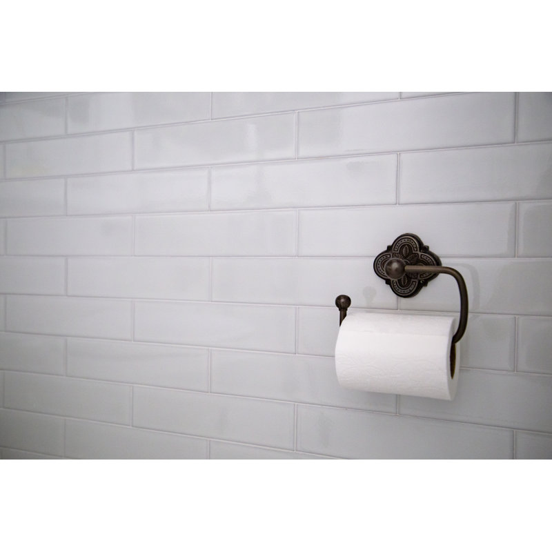 Carreau de céramique Subway Tile 3 po x 10 po, Blanc