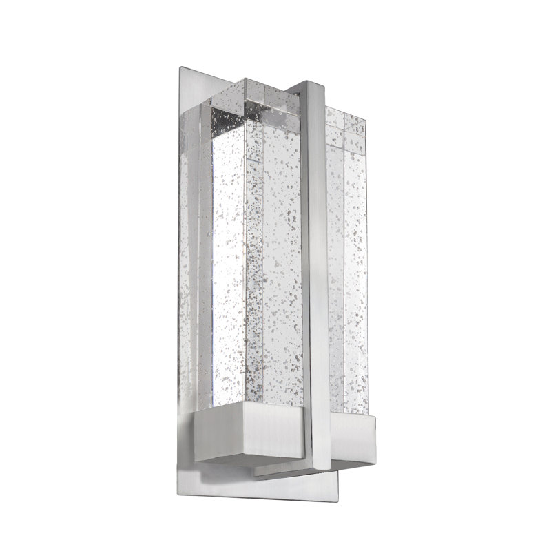 Chrome 12" Dimmable Direct Wired Wall Sconce