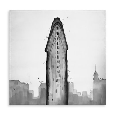 Flatiron Building White Tablecloth | Indoor Outdoor Home Decor