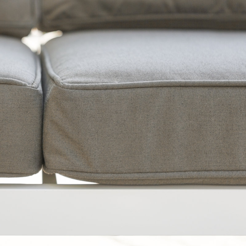 Ensemble de conversation modulaire 4 pièces avec coussins Byron