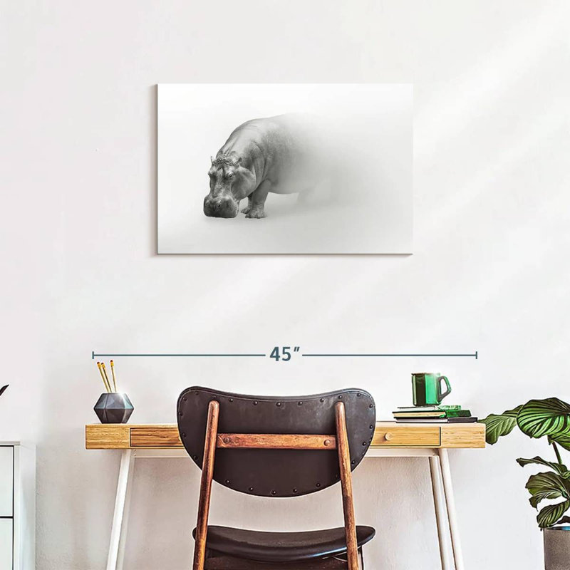 Phantom Hippo, 20" H x 30" W