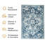 Oriental Machine Tufted Shag Area Rug-1923499667