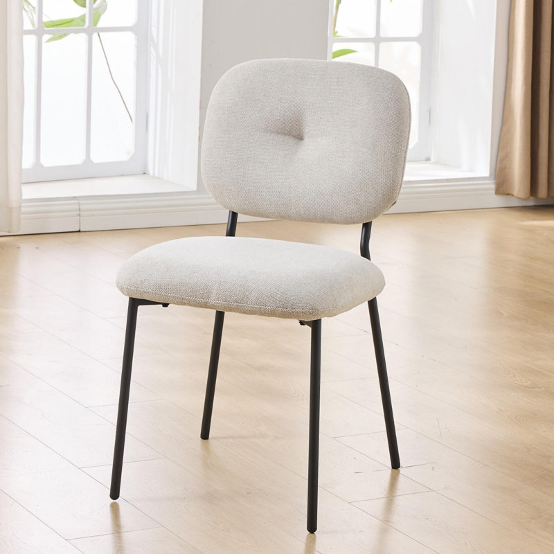 Chaises de salle à manger modernes, Gris, Noir