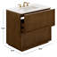 Meuble-lavabo simple 36 po Benajah-964044249