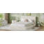 Structure de lit Airframe avec table d'appoint coulissante réglable, coussin rembourré en éponge Cloud-127640098