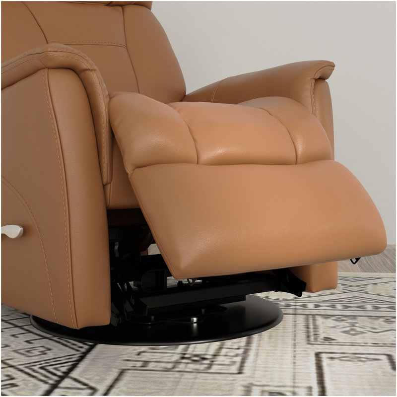 Fauteuil inclinable et oscillant Global Home avec repose-tête et repose-pieds manuel réglable en antilope Oslo