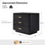 Table de chevet 3 tiroirs Waynesville-839821313