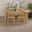 Burlywood Rectangular Solid Wood Dining Table-285969914