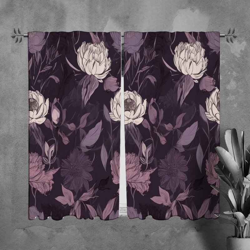 Isolinda Room Darkening Curtain Pair, 61" H x 40" W