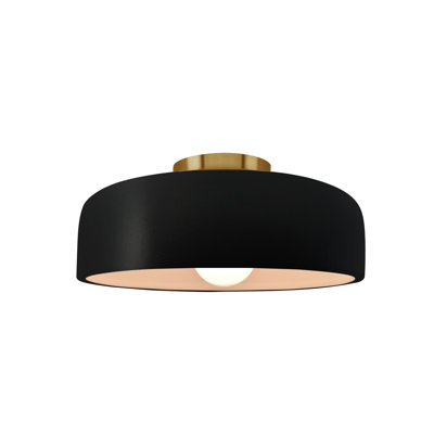 Dottie Ceramic LED Semi Flush Mount