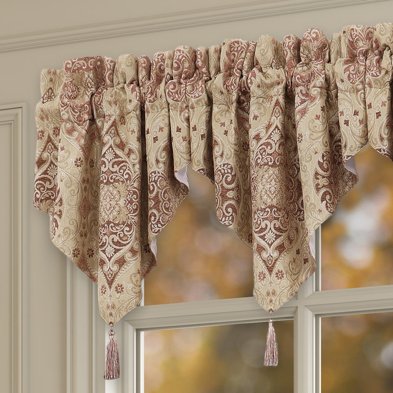 Weston - Terracotta Window Ascot Valance