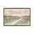 Toile avec cadre flottant or