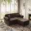 Velours Chesterfield canapé garniture cloutée capitonnée-1336558930