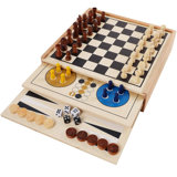 Bisiot 11'' L Manufactured Wood Game Set