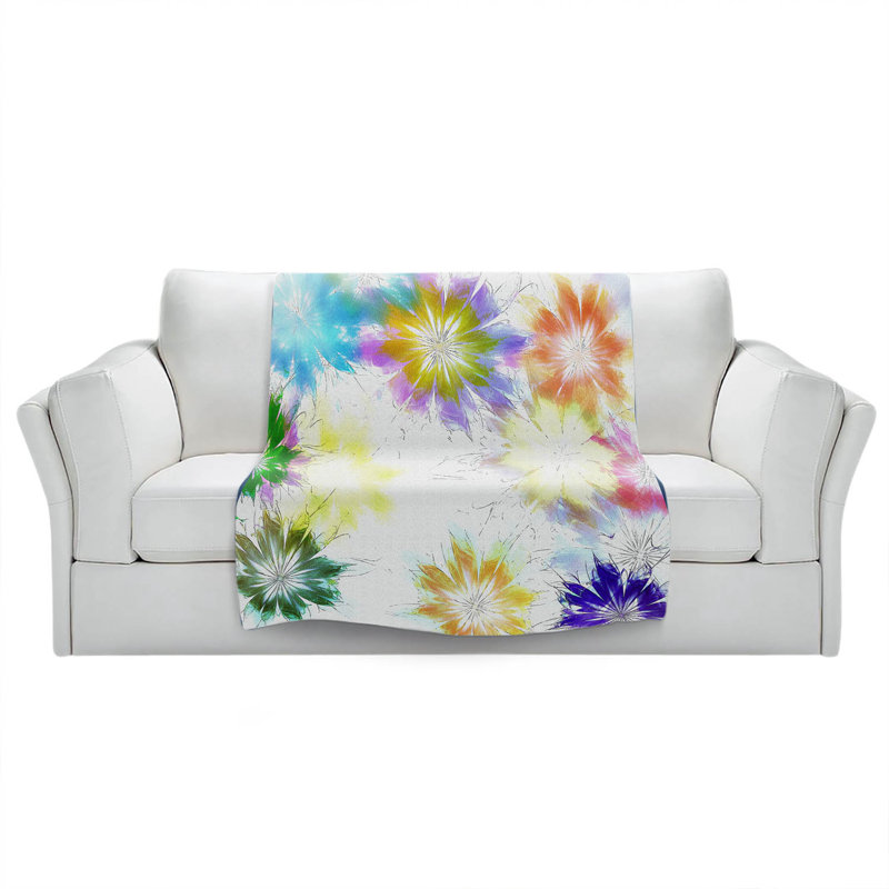 Hand Woven Throw Blanket, 68" W x 80" L