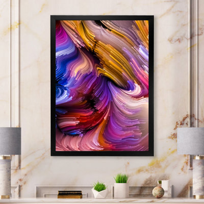 Les méditations sur liquide, art mural moderne sur toile