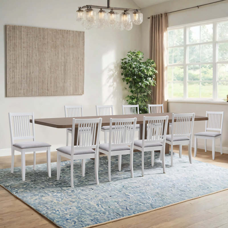 Chaise de ferme traditionnelle Swick, Blanc