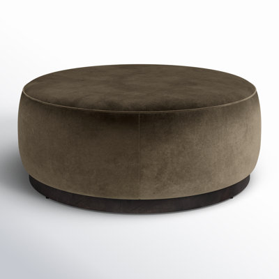 Faira 36" Linen Upholstered Ottoman