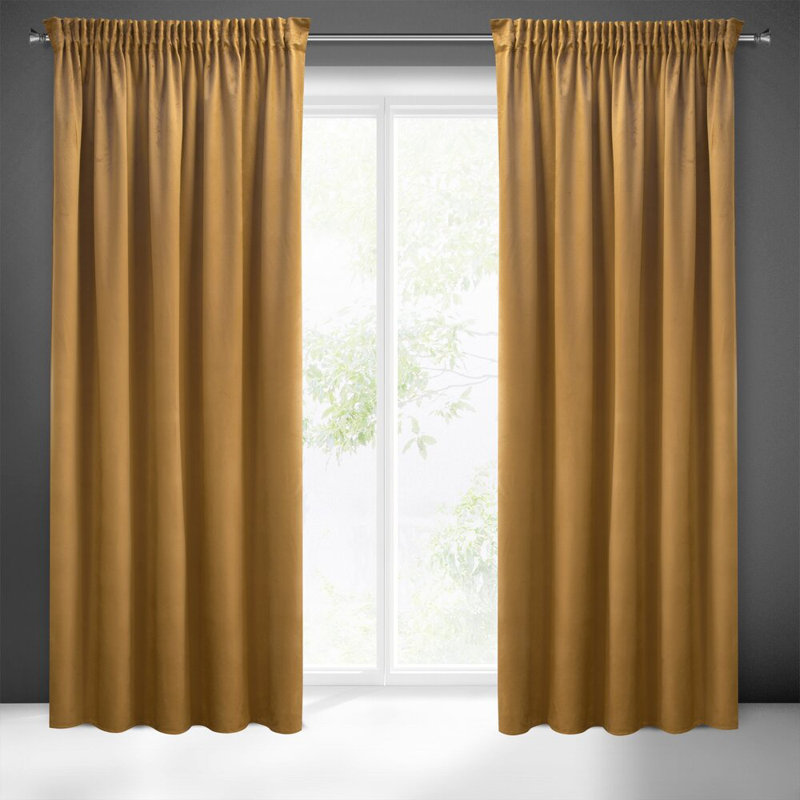 Zas Blackout Curtain, Orange